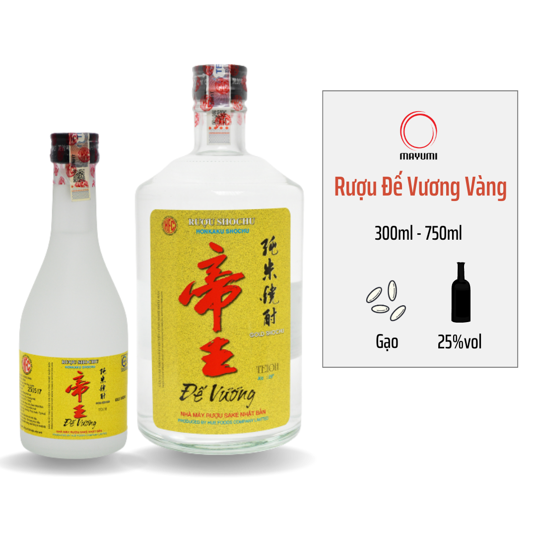 Rượu Shochu Đế Vương Vàng 29