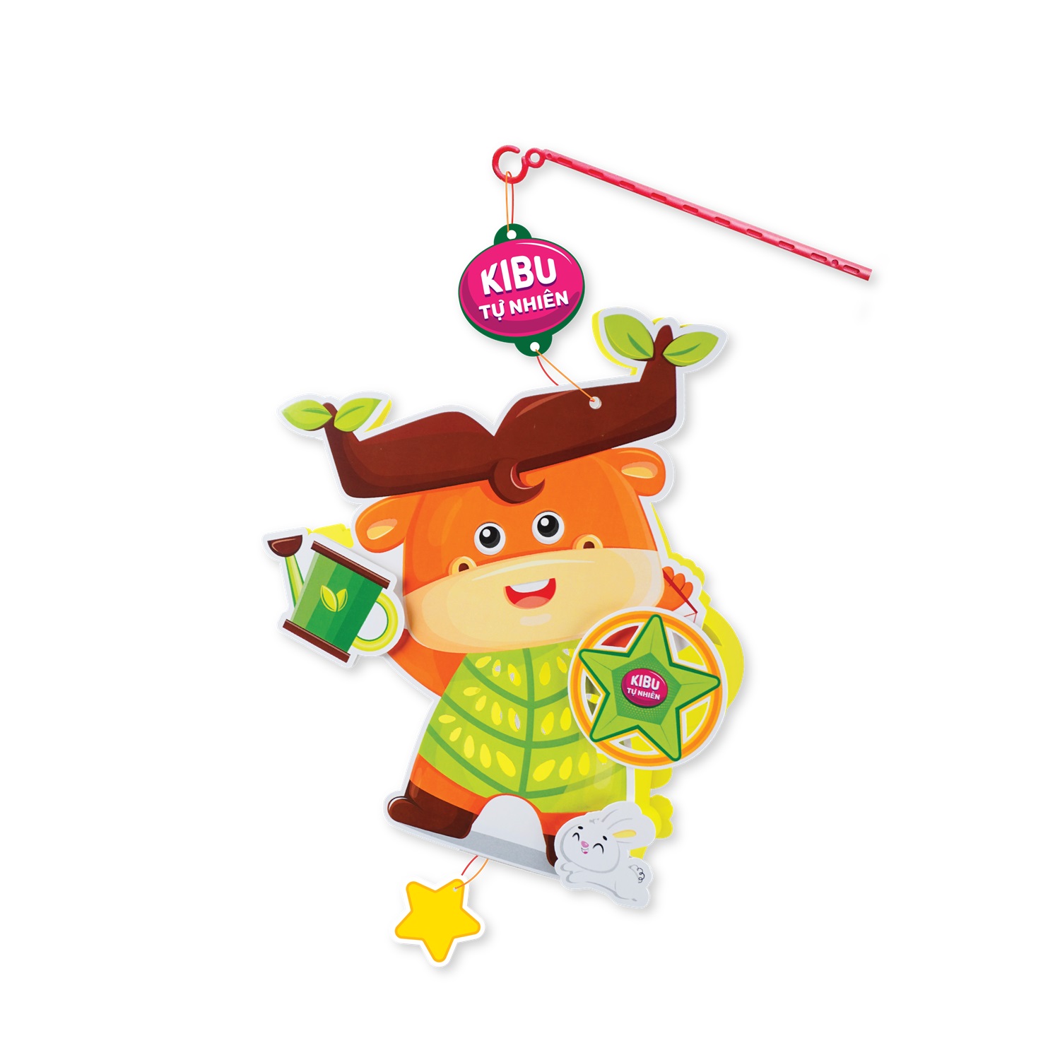 Lồng đèn trung thu Happy Kibu - Lồng đèn sáng tạo - Kibu thông minh tự nhiên