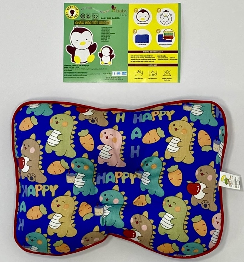 Gối Nằm Kate BabyTop (22x28)và(25x32)cm ( Màu và họa tiết ngẫu nhiên )