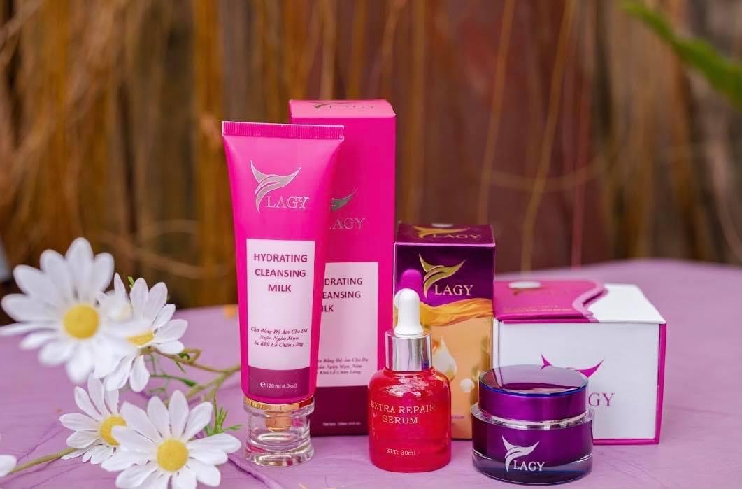 Combo 3 Mỹ Phẩm YLAGY: Kem Face + Serum + Sữa Rửa Mặt