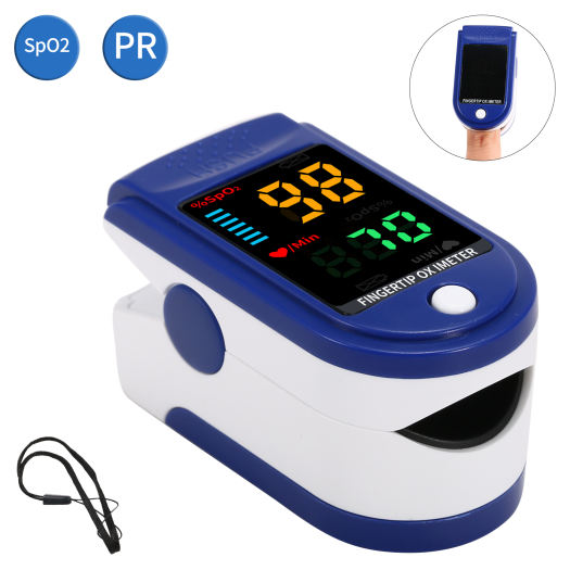 Thiết Bị Kẹp Ngón Tay Thông Màn Hình Màu Tặng Kèm Sẵn 2 pin AAA