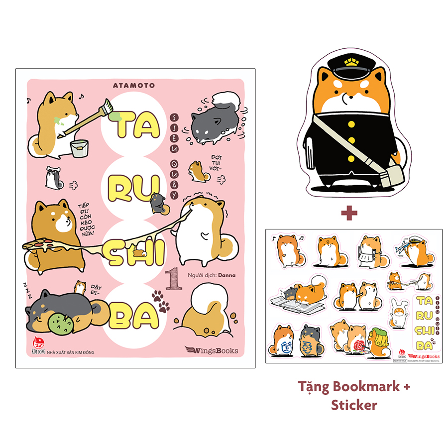 Taru Shiba Siêu Quậy – Tập 1 [Tặng Bookmark + Sticker]