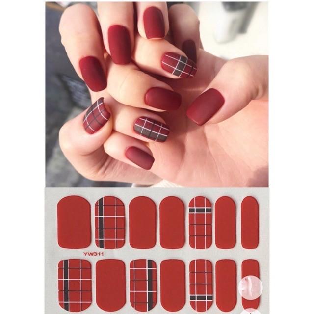 Set dán móng tay nails dán nghệ thuật nhiều màu - có ngay bộ móng đẹp trong 5 phút (Nail wraps / Nail stickers)