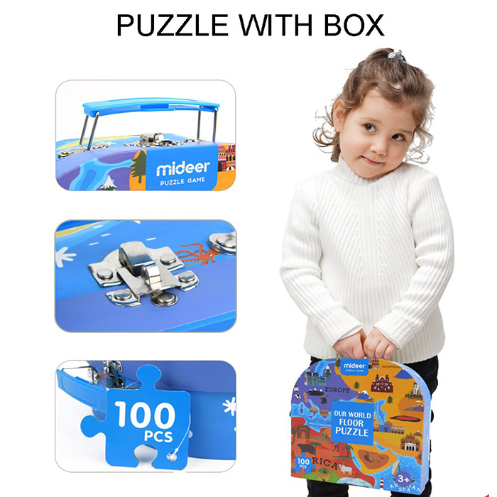 Puzzle Mideer - Xếp hình Our World - thế giới tươi đẹp