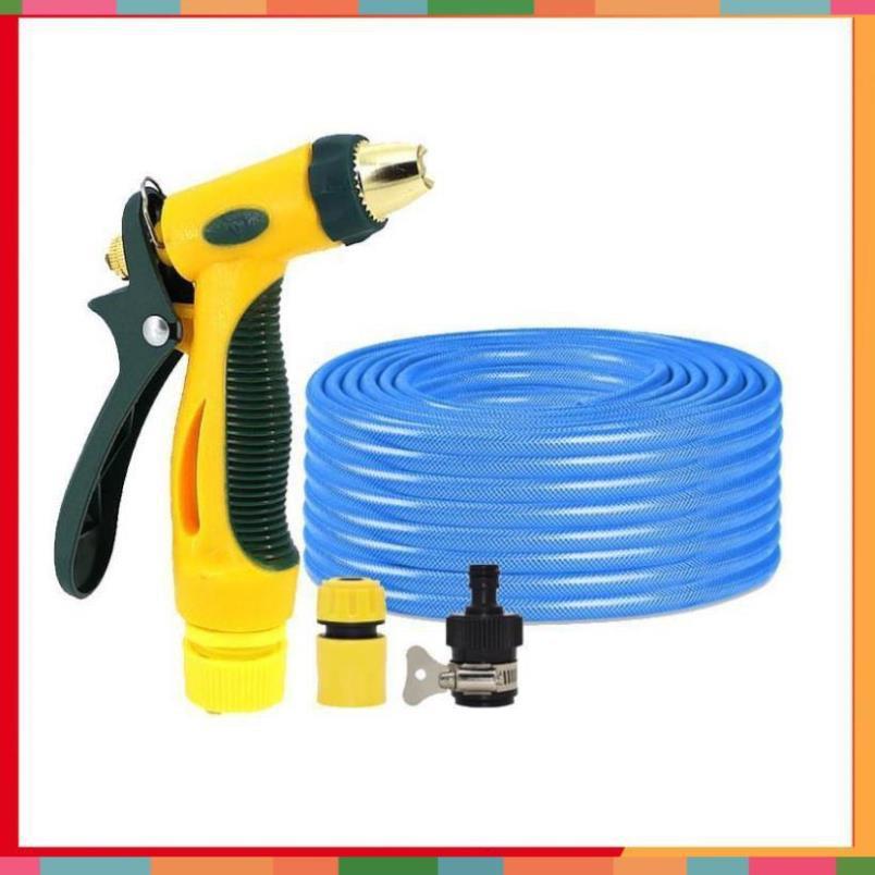 Bộ dây vòi xịt nước rửa xe,tưới cây tăng áp 3 lần 3-5m 206317
