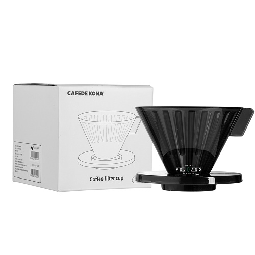 Phễu pha lọc cà phê V60 Cafede Kona nhựa PCTG