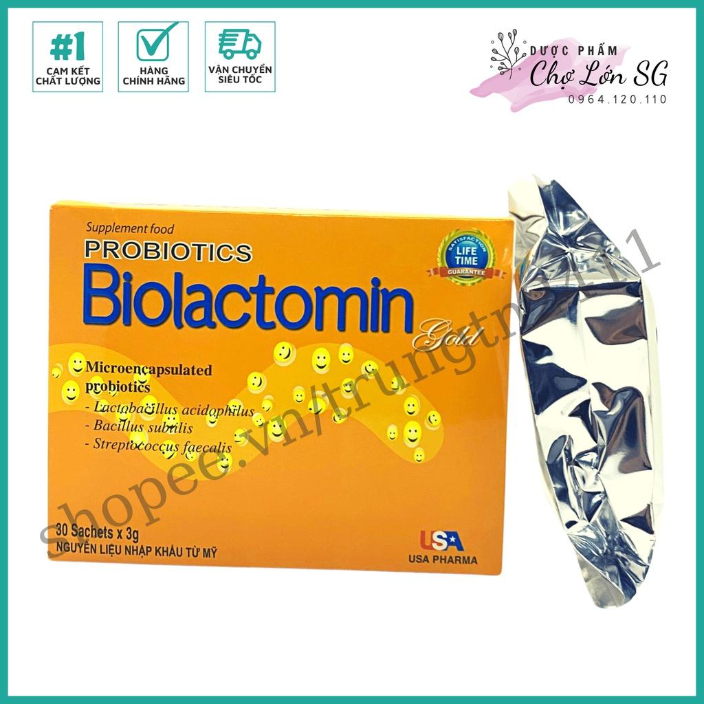 Cốm vi sinh BIOLACTOMIN GOLD cân bằng hệ tiêu hóa đường ruột, hỗ trợ ăn ngon - Hộp 30 gói