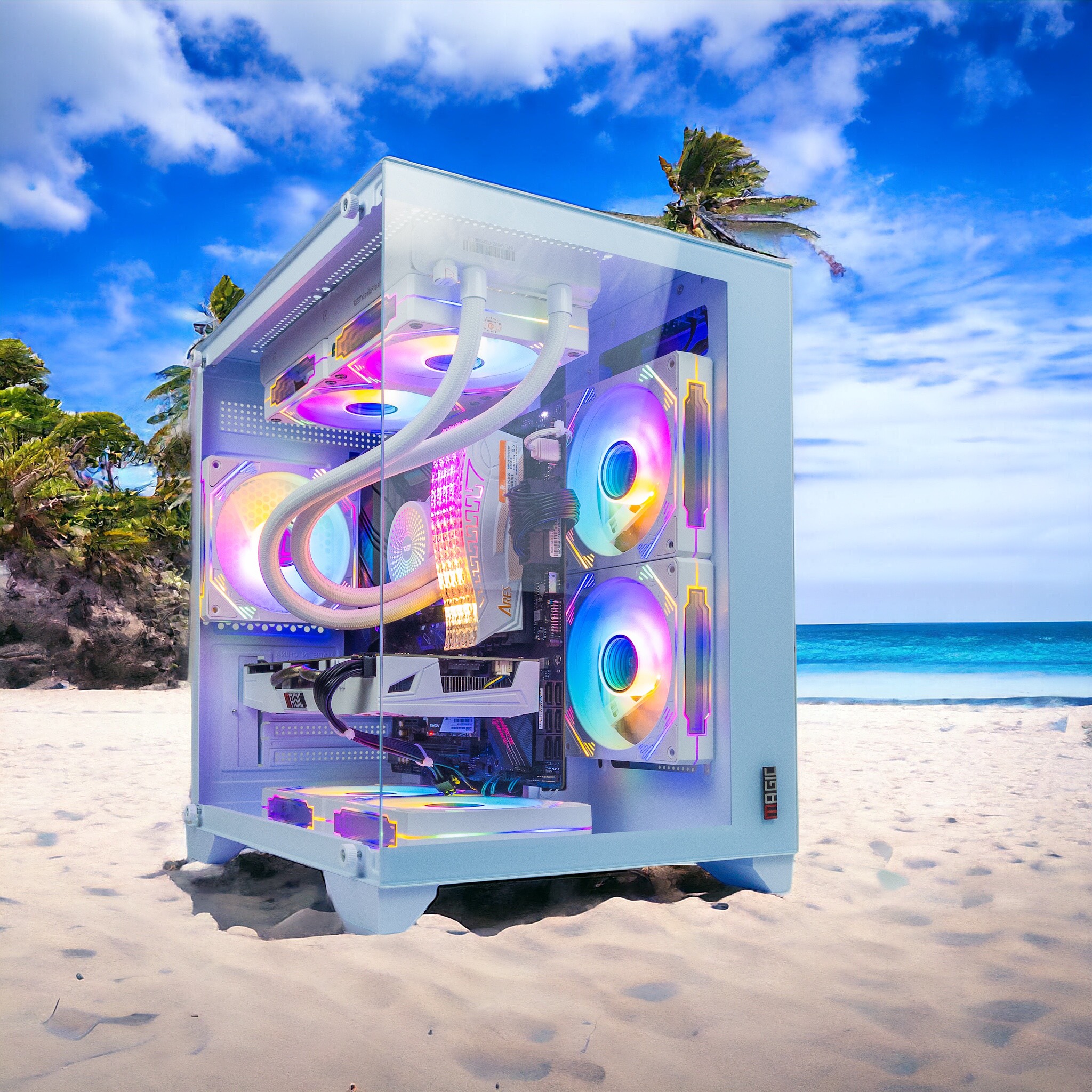 CASE MAGIC AQUA-M ULTRA (M-ATX) - Hàng chính hãng