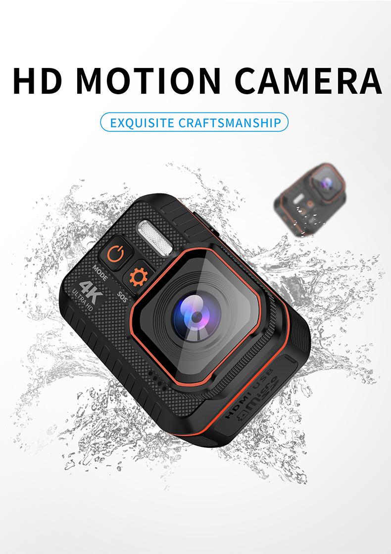 WiFi Chống Thấm Nước 4K 60FPS Camera Hành Động Thể Thao HD Điều Khiển Từ Xa Màn Hình DV Camera Chuyển Động Ổ Ghi Video Mũ Bảo Hiểm Xe Đạp Cam