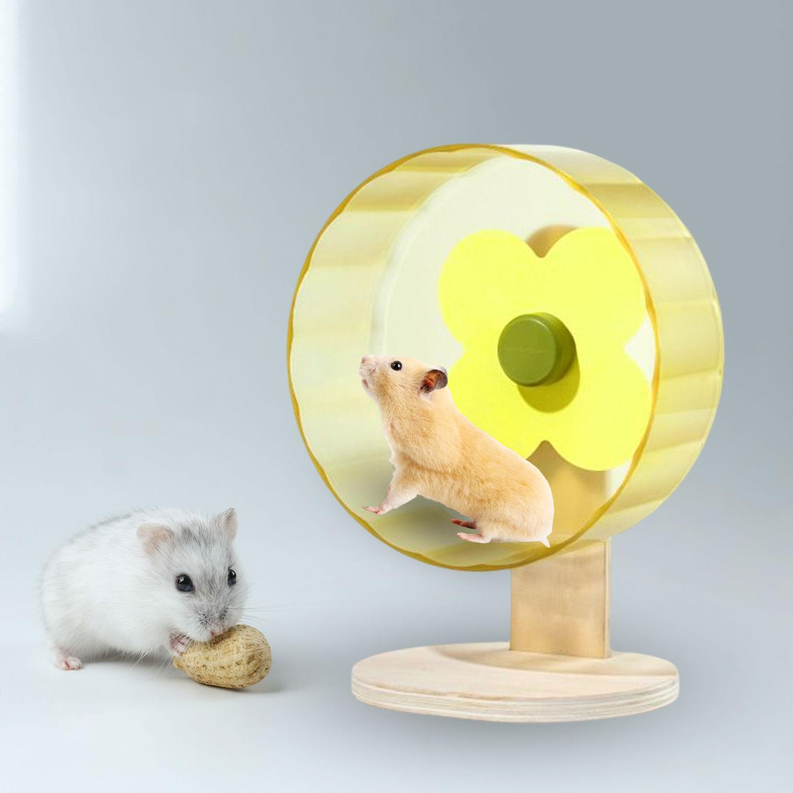 Hamster Exercise Wheel Silent 22cm Guinea Pig Running Toy Stable Adjustable