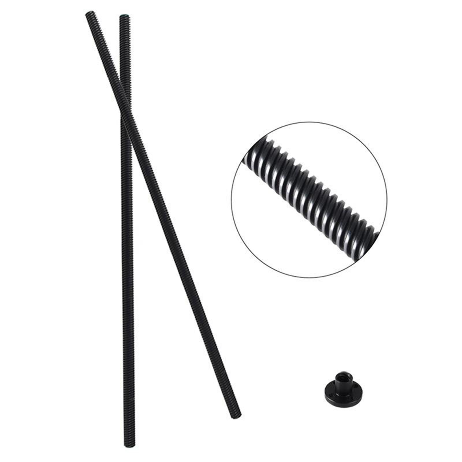 367mm 14.4 Inch T8 PTFE Coated Screw 8mm with Nut for Ender3 / Ender3 Pro / Ender3 V2 / Ender5 / Ender5 Pro 3D Printer Parts