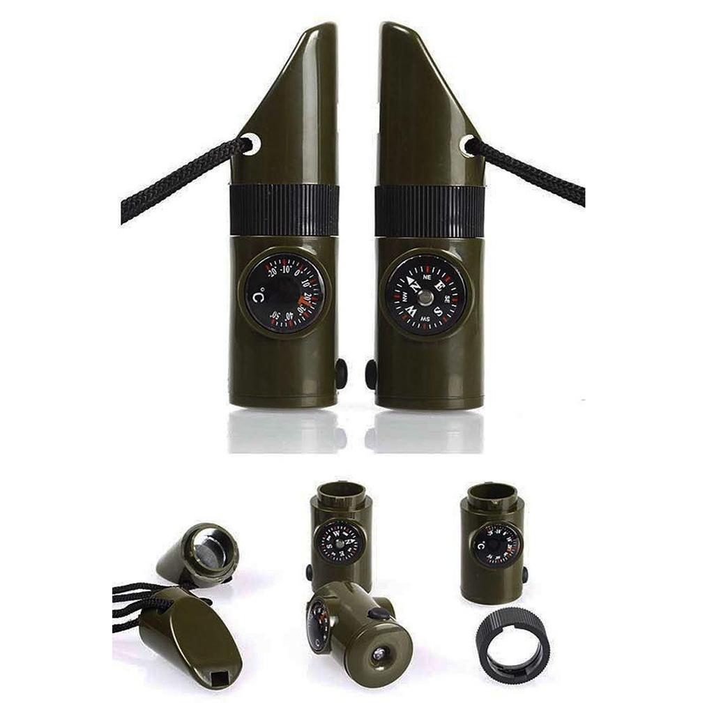 Survival Whistle with Lanyard Outdoor Camping Hiking Sports Tools