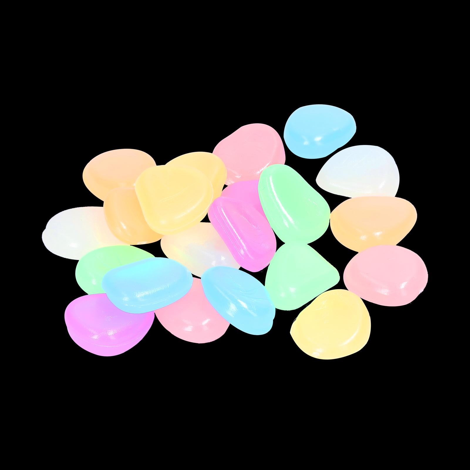 Set Sỏi Phát Sáng Nhân Tạo Làm Lối Đi Tramg Trí Sân Vườn