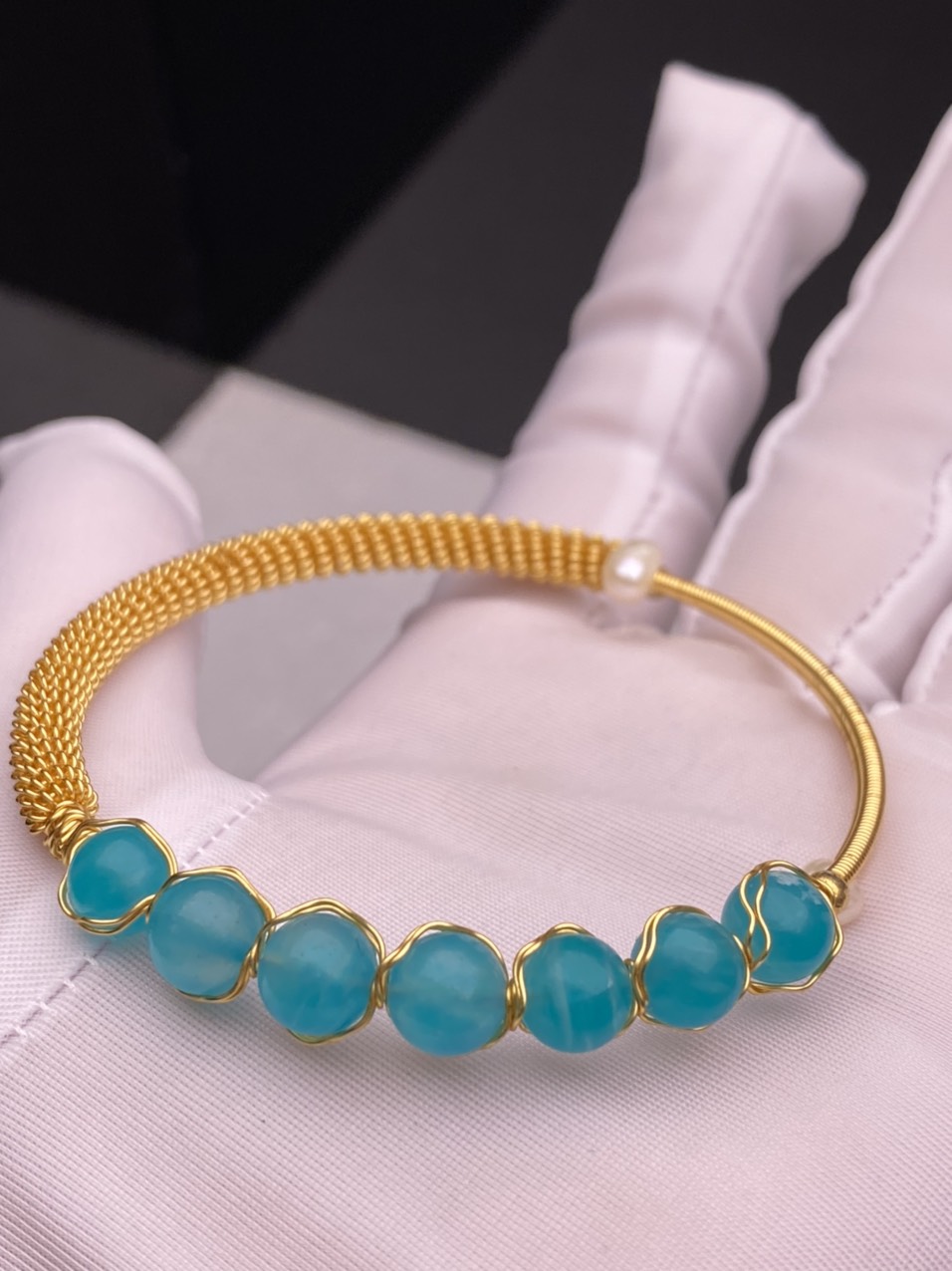 Lắc tay amazonite