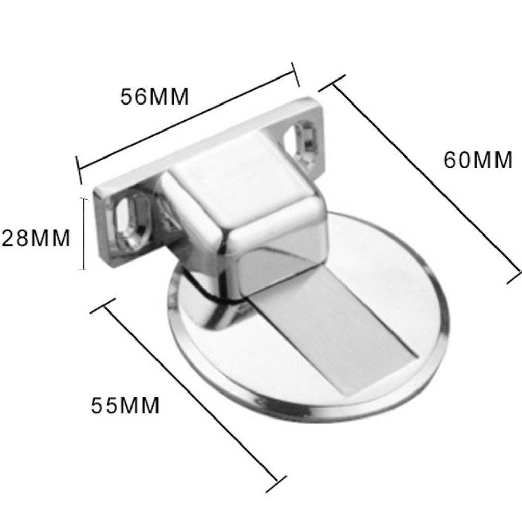 Chặn cửa nam châm đế mỏng, hít cửa inox 304 kiểu bền đẹp chống va đập tiện dụng, thiết kế thông minh, siêu mỏng CHỐNG ỒN