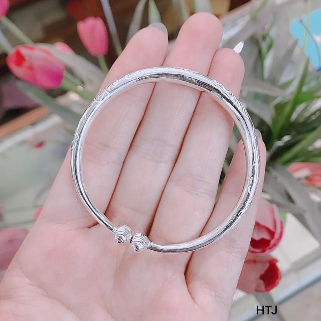 LẮC TAY NỮ BẠC TA - LẮC HỞ DẠNG PHAY DÀY DẶN -