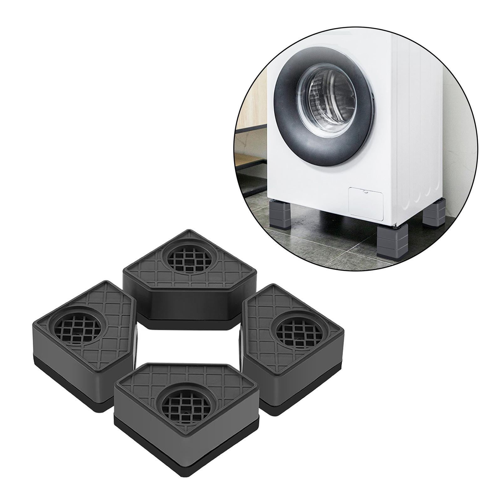 4x Washer Vibration Pads Washing Machine Feet Mat Stop Shaking for Dryer Machine