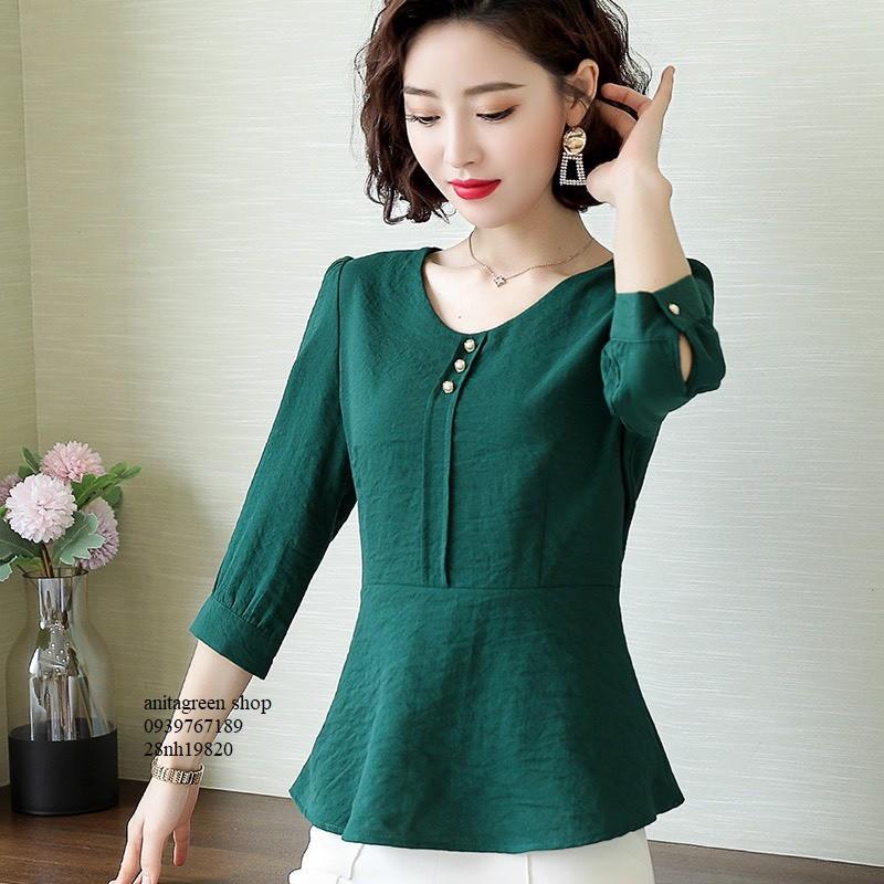 Nh19820-ÁO KIỂU NỮ TAY LỠ