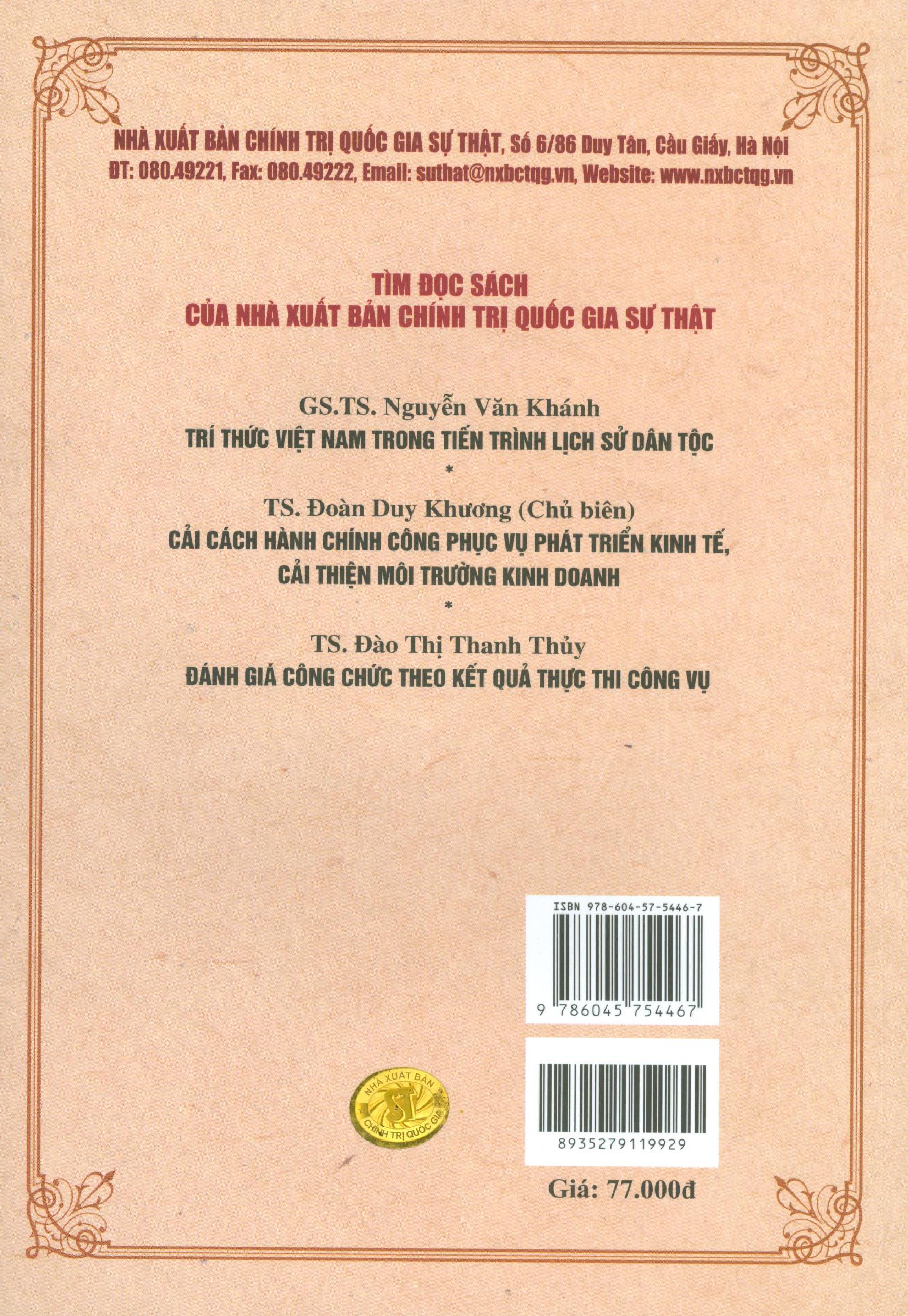 Chế Độ Quan Lại Triều Lê Sơ (1428-1527) Và Những Giá Trị Tham Khảo Cho Cải Cách Chế Độ Công Vụ, Công Chức Ở Việt Nam Hiện Nay