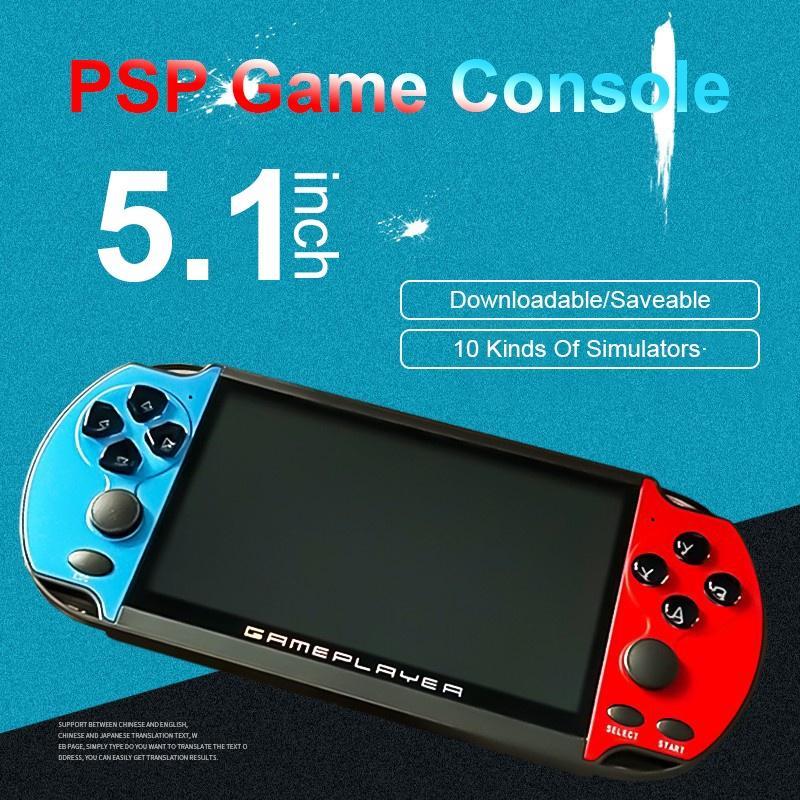 PSP X7/X7 Plus Tay Cầm Chơi Game SFC Di Động Máy Chơi Game Joystick, Hỗ Trợ TF Thẻ ]