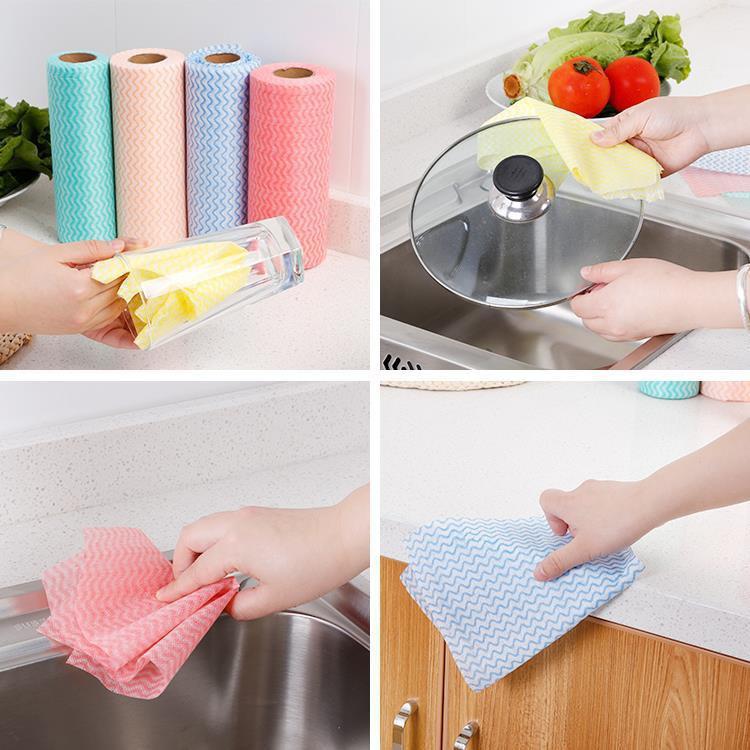 Khăn Giấy Lau Đa Năng Cuộn Khăn Giấy Lau Chùi Nhà Bếp, Bát Đĩa Siêu Sạch – Siêu Bền – Siêu Rẻ.