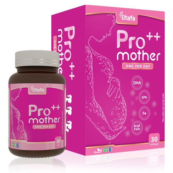 Viên uống bổ bầu PRO++MOTHER - Bổ sung dưỡng chất cho phụ nữ trước, trong và sau mang thai