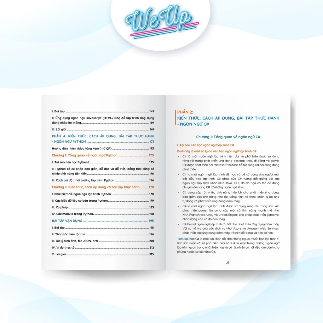 Combo 4 sách: Sử dụng AI để master lập trình, A-Z Kiến thức lập trình, 3 Ngôn ngữ lập trình, Sổ tay dân IT lập trình web
