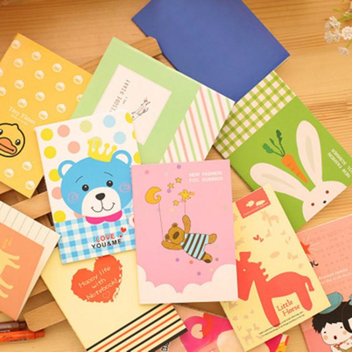 Sổ tay mini cute hoạt hình dễ thương