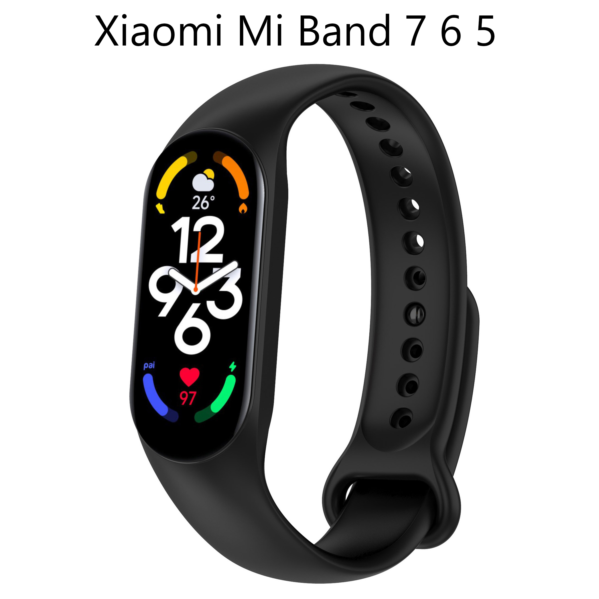 Dây Đeo Cho Vòng Đeo Tay Thông Minh Xiaomi Mi Band 7 Miband 6 5 TPU Dẻo