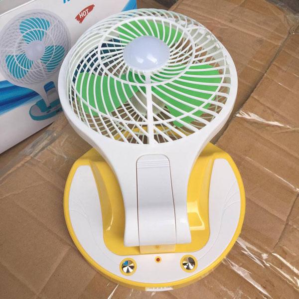 Quạt Sạc Điện Kiêm Đèn Pin Mini Fan M-5580 Rất Đa Năng Và Tiện Lợi Khi Mang Đi Di Chuyển  - Hàng Chất Lượng