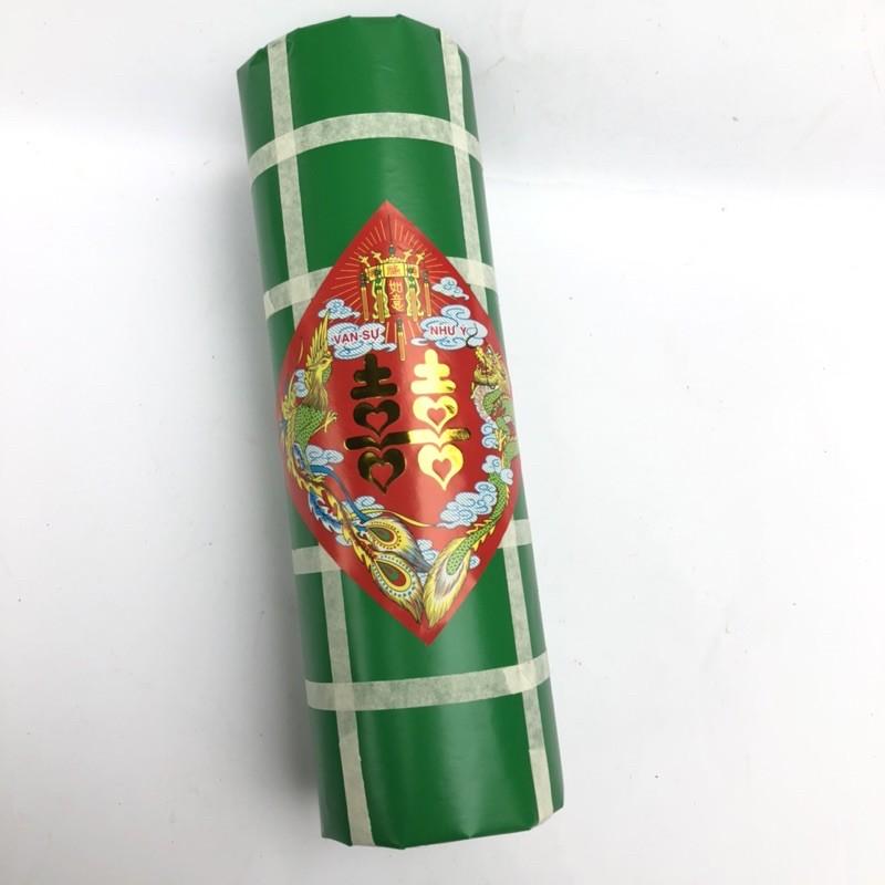 Mô hình bánh Tét cỡ lớn 30cm đường kính 10cm trang trí Tết