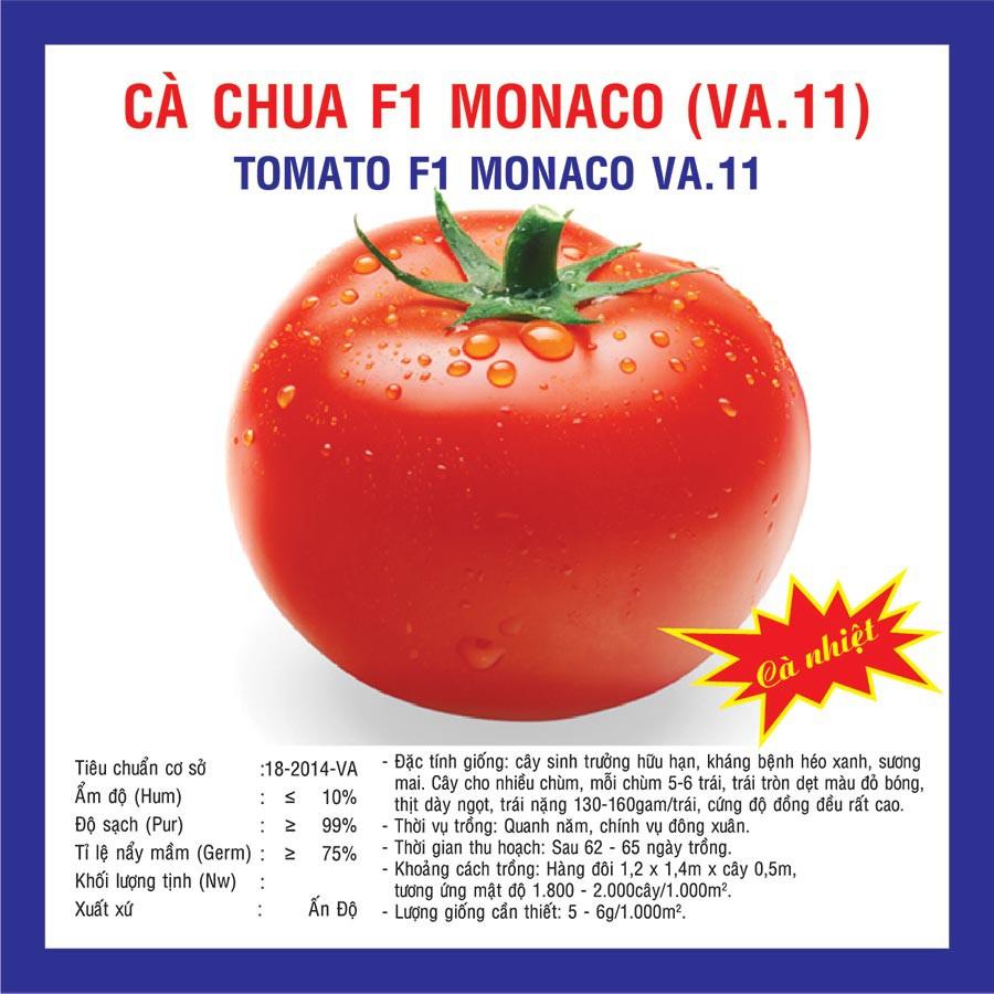 Hạt giống cà chua monaco chịu nhiệt - gói 5g