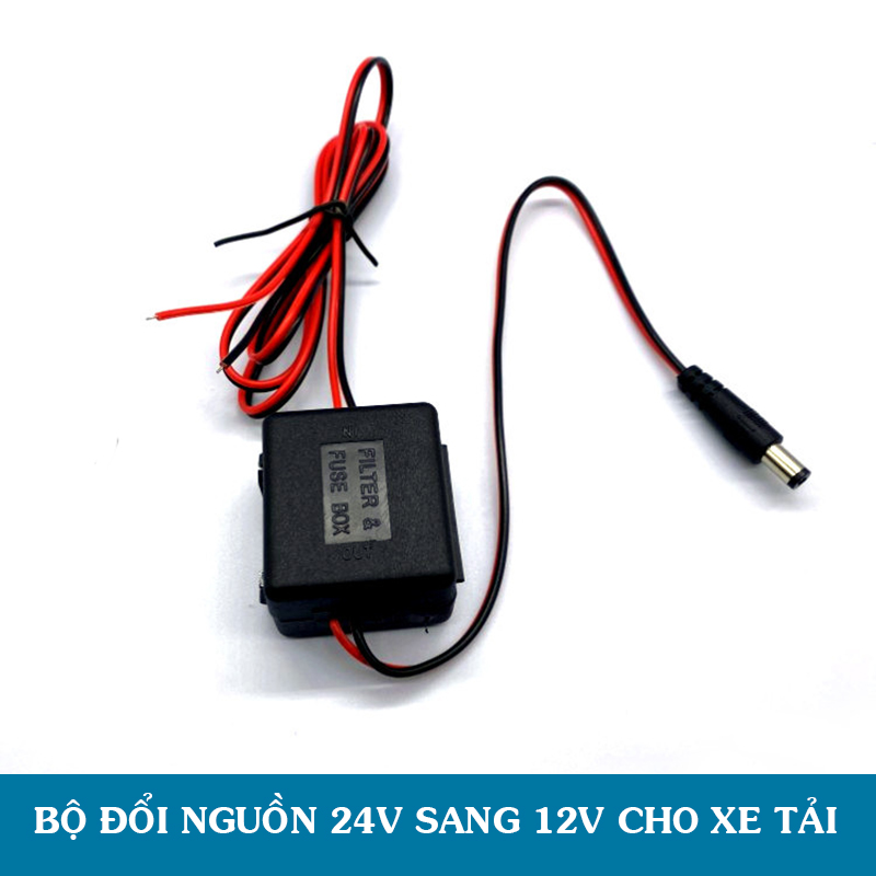 Bộ Chuyển Nguồn 24v Sang 12v 3A Cho Xe Tải