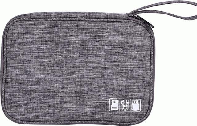 Túi đựng phụ kiện vải Kaki chống thấm tiện dụng có móc treo AV049