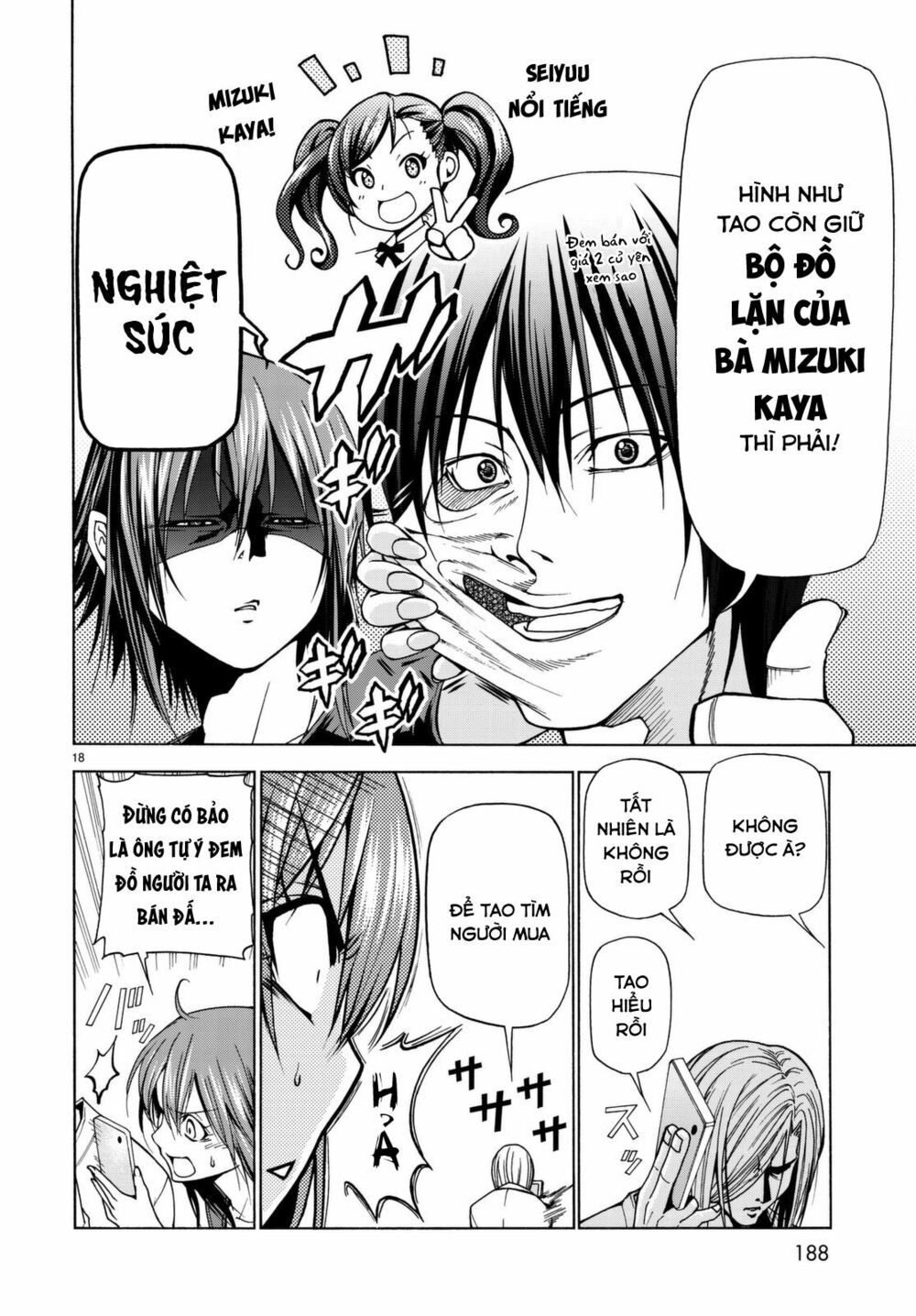 cô gái thích lặn - grand blue chapter 39 18