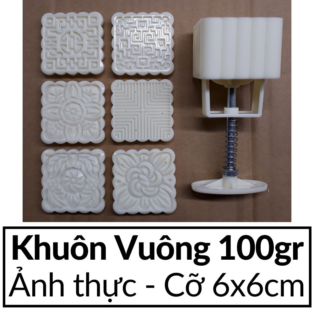 Khuôn Làm Bánh Trung Thu 2022 100g / 125g Tiện Dụng