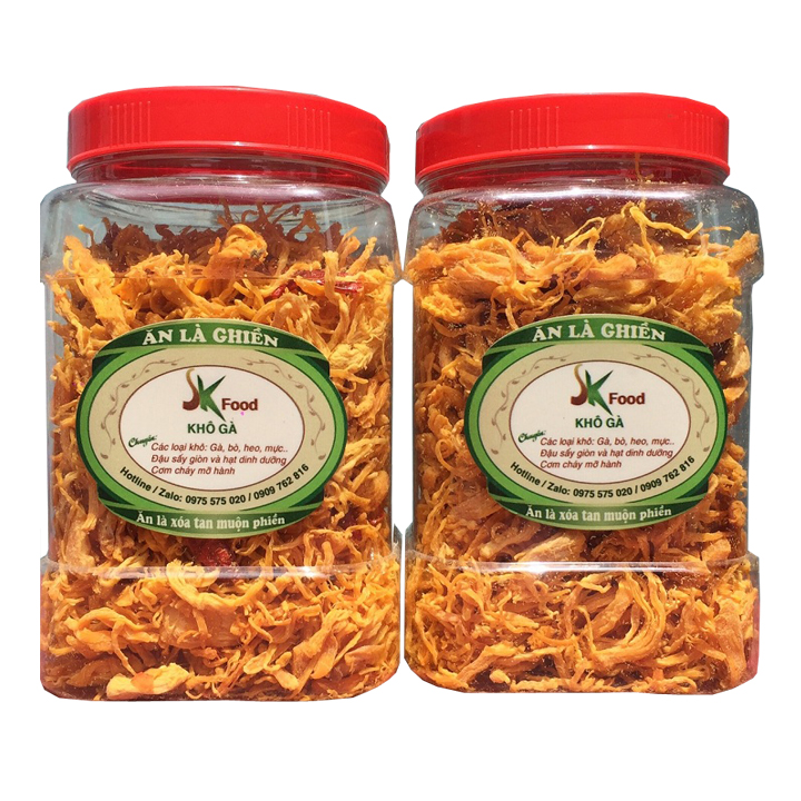 1KG KHÔ GÀ BƠ TỎI ĐẶC BIỆT THƯƠNG HIỆU SK FOOD