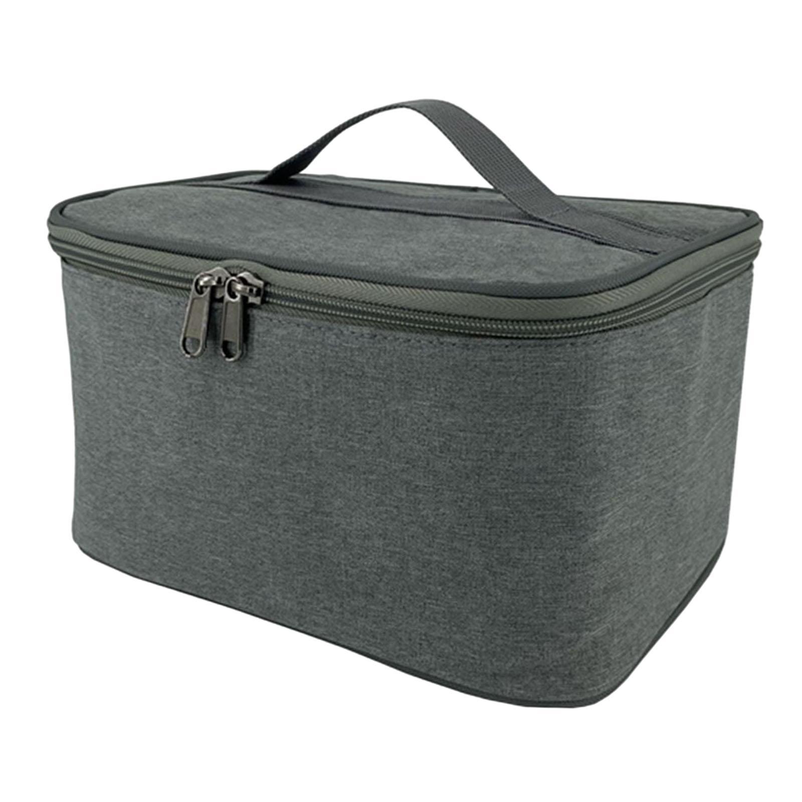 36x21cm Utensil Organizer Storage Bag Tote Tableware Carrier Brown
