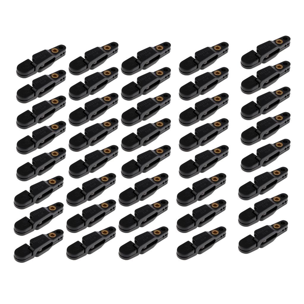 40Pcs Offshore Fishing Adjustable Planer Board Snap Release Clips for Weights, Kite Line Clips