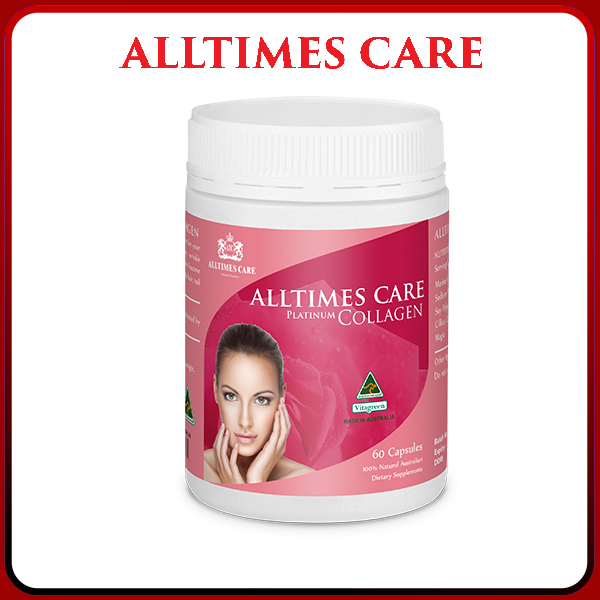 Thực phẩm Bảo vệ Sức khỏe Collagen Alltimes Care (Hộp 60 viên)
