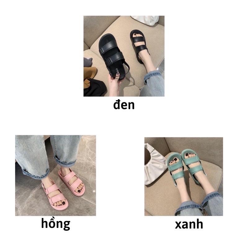 Giầy hàng chất lượng cao Giày sandal nữ đi học đế cao 3 phân đẹp thời trang ulzzang BRATINA SD001