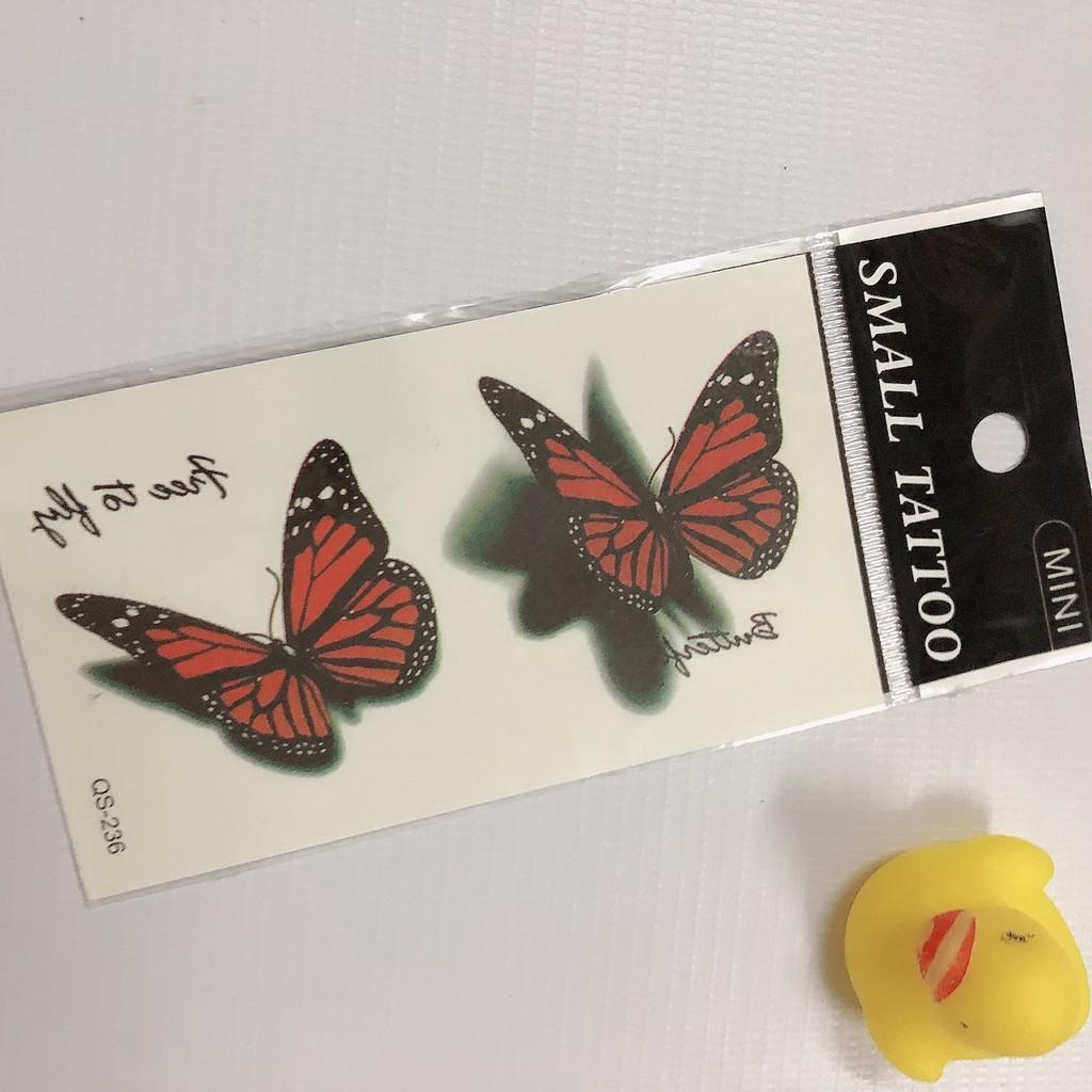 Hình ăm dán bướm xuân 10x6cm
