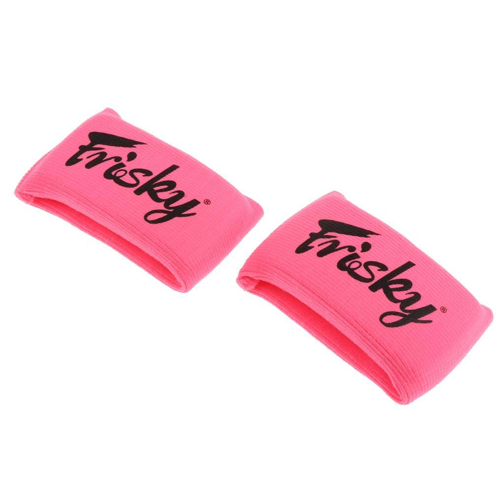 Gói 2 Gel Boxing Knuckle Bảo vệ dưới tay bọc Sanda Muay Thai Guards Protector 4 màu sắc thể thao Acces Hỗ trợ cổ tay Color: Pink