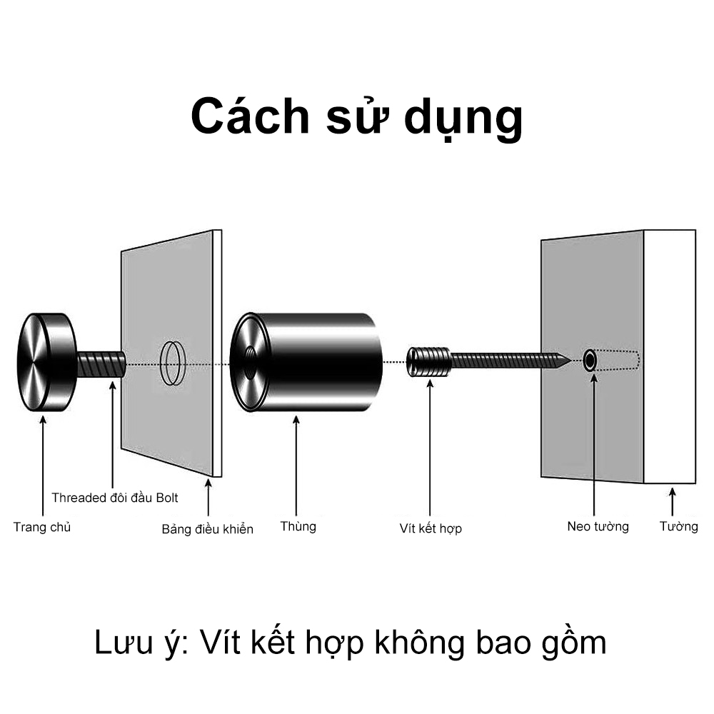 ốc chân kính, ỐC KIẾNG INOX, ỐC CHÂN KÍNH INOX, ỐC CHÂN KÍNH NHÀ TẮM, ỐC CHÂN GƯƠNG, ỐC CHÂN GƯƠNG INOX, ỐC NỐI CHÂN