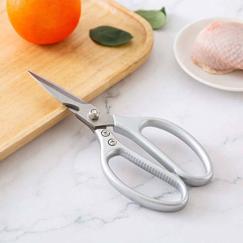 Stainless Steel Kitchen Scissors Multipurpose Purpose Shears Tool for Meat Vegetable Barbecue Tool Scissors Kitchen Supply