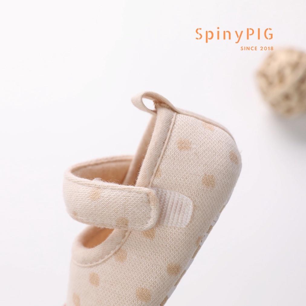 Cho Bé Giày tập đi cho bé 0-18 tháng tuổi 100% cotton hữu cơ tự nhiên không chất tẩy nhuộm chống trơn trượt hàng siêu x