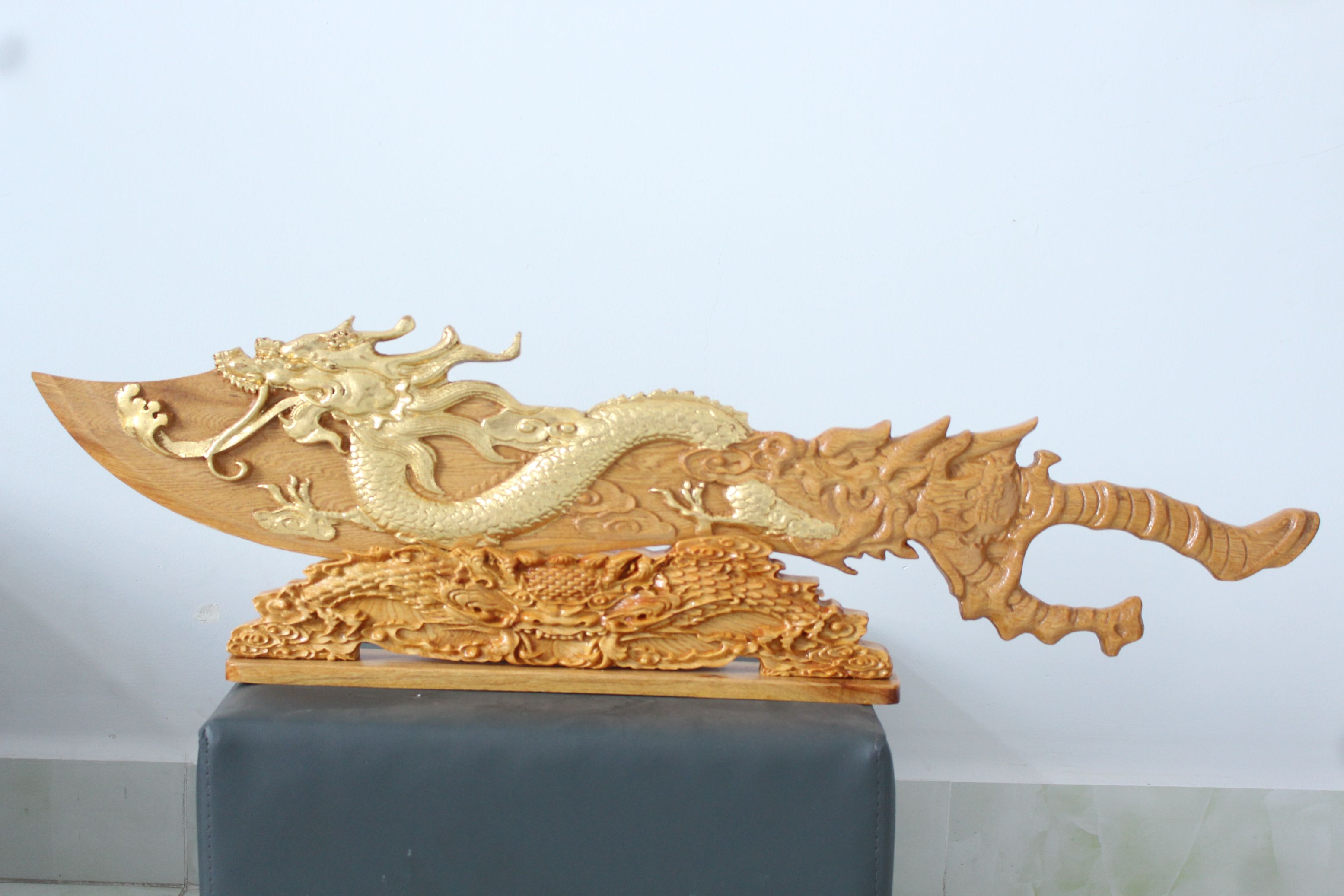 ĐAO GỖ pomu phong thủy dài 73cm