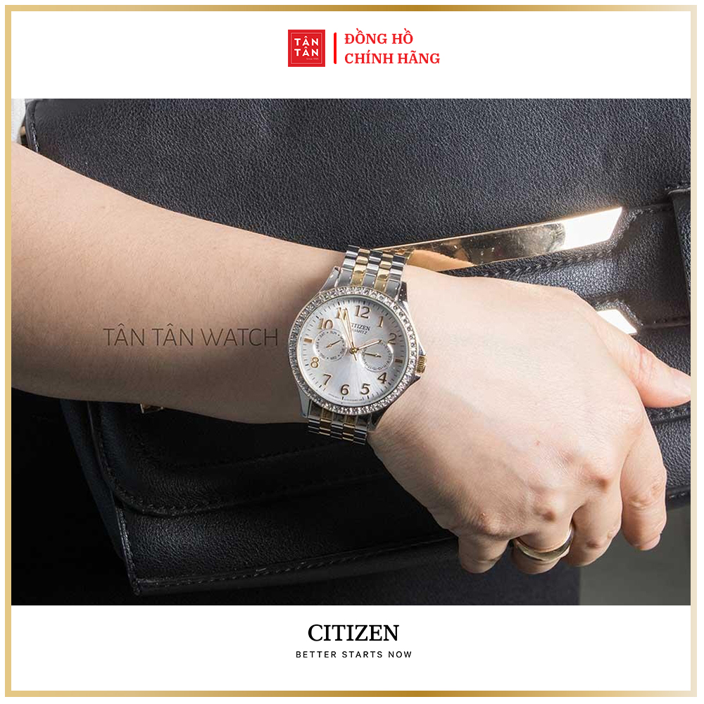 Đồng hồ Nữ Citizen Quartz ED8114-57A 38mm