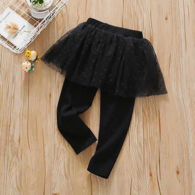 Quần kèm váy cho bé gái