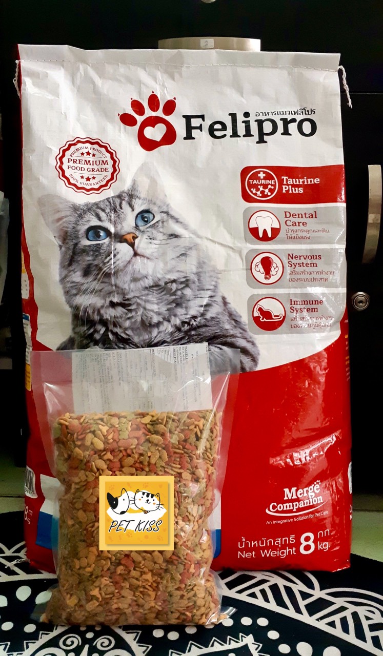Thức ăn hạt cho mèo Felipro Vị hải sản, Bao 8kg